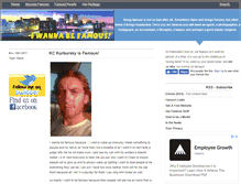 Tablet Screenshot of iwannabefamous.com